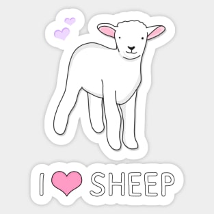 I love sheep Sticker